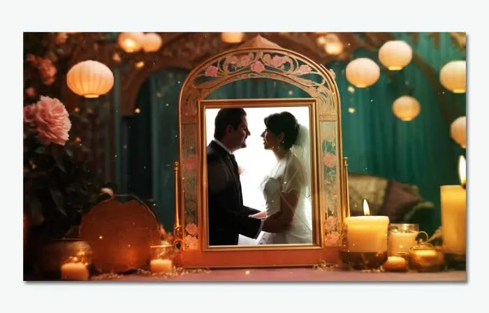Beautiful 3D Frame Wedding Invitation Slideshow